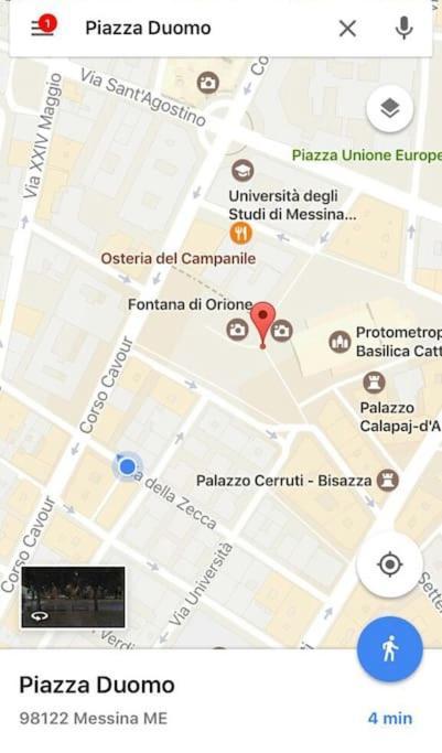 Monolocale "Duomo" Leilighet Messina Eksteriør bilde